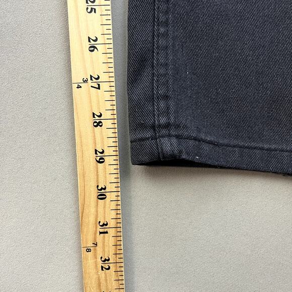 Vintage Ben Davis Pants Mens 48 Black Chino Straight Leg Gorilla Logo Workwear - Picture 11 of 14